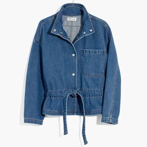 Madewell Denim Southlake Military Jacket size XXL